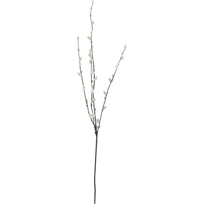 House Doctor Umělá květina Salix 95 cm, šedá barva, plast