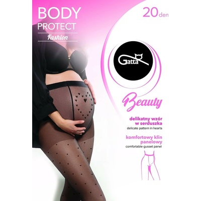Gatta Body Protect tehotenské pančuchy silonky 20 den Nero
