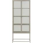 Actona Сива витрина 77x186x35 cm Seaford - Actona (H000024099)