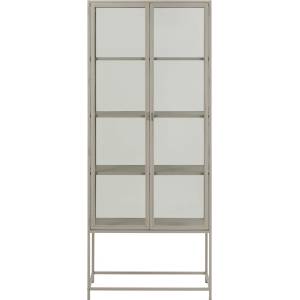 Actona Сива витрина 77x186x35 cm Seaford - Actona (H000024099)