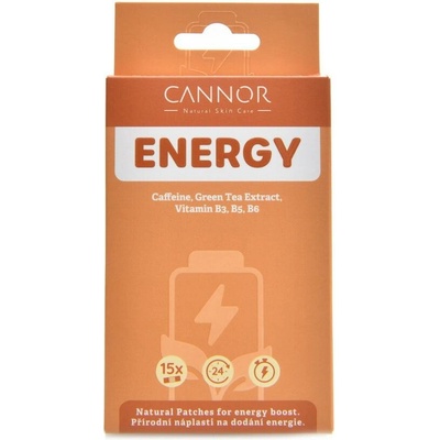 Cannor Přírodní náplasti Energy 15 ks