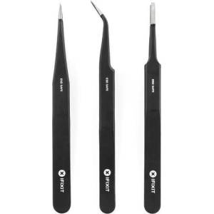 IFIXIT Инструмент iFixit Precision Tweezer Set PRO комплект от 3 прецизни пинсети (IF145-060-3)