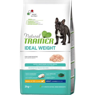 Natural Trainer Small & Toy Adult Light in Fat s krůtím masem 2 x 2 kg