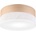 LAMKUR Плафон SIRJA WOOD 1xE27/15W/230V Ø 35 см бял/дъб (LA53653)