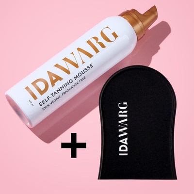 IDA WARG Сет за Перфектен тен IDA WARG Self-Tanning Mousse & Self-Tan Applicator Mitt