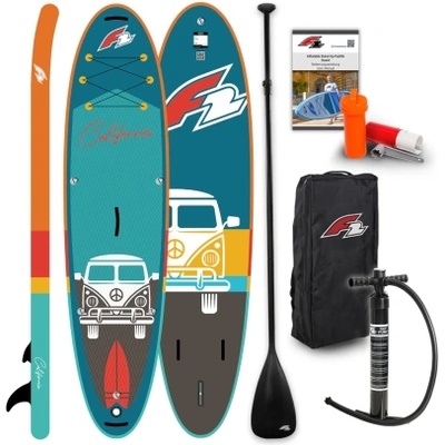 F2 Стендъп падъл борд F2 California HFT 11'6" SUP тюркоаз (804965)
