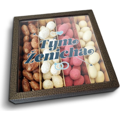 Sablio Mandle v čokoládě Tým ženicha 4x 80 g