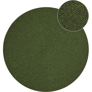 Hanse Home Зелен кръгъл килим за открито ø 150 cm - NORTHRUGS (105554-150)