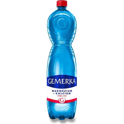 Gemerka Magnézium a kalcium perlivá minerální voda 6 x 1,5 l