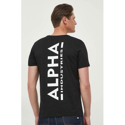 Alpha Industries Backprint černé