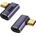 Reset Computers Adapter USB C-C, M/F, Angled, 40Gbps QC100W 385027 (C4072/CW)
