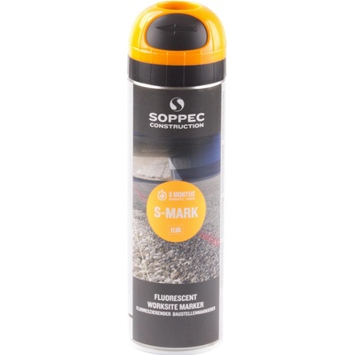 S-MARK Sprej fluorescenčný 6m, 500ml, oranžový