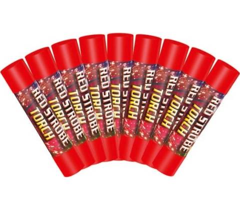 Pochodeň strobo RED