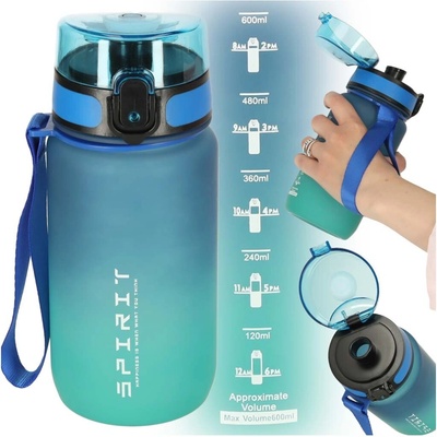 KIK KX3071 Sportovní láhev na vodu pro školáky, 600 ml