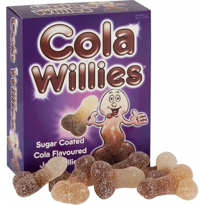 S&F Jelly Willies Želatinové bonbony ve tvaru penisu s příchutí coly 120 g
