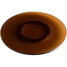 Interior DE Otočný podnos SERVANT 60 CM jantarové tvrzené sklo PDN48220