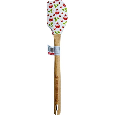 ALVARAK Stierka kuchynská 30 cm, silikón/drevo, muffin jahoda