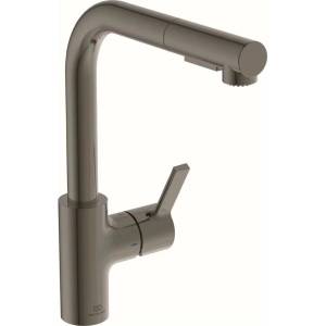 Ideal Standard Кухненски смесител с издърпващ се душ Ideal Standard Gusto 295 Magnetic Grey 2 вида струя (BD420A5)