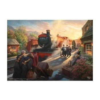 Schmidt Spiele Thomas Kinkade Studios: The Wizarding World of Harry Potter Hogwarts Express (1000 Pieces)