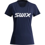 Swix Дамска тениска Swix Women's Relay Tee Running shirt - Dark Navy - размер XL (916-6649-0215)