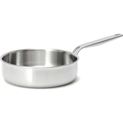 FABINI Hluboká pánev Lucca 4.0 Pro, Ø 24 cm, 2,5 l Nerezová beznýtová pánev z vícevrstvé nerezové oceli s poklicí