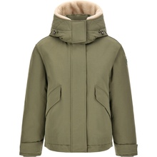 Woolrich Sherpa Visor Military Parka šedá