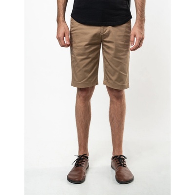 TallGuys Pánské prodloužené Chino kraťasy Brown