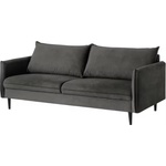 ROPEZ Тъмносив кадифен диван 203 cm Juli - Ropez (Juli Sofa 3os. tk. Riviera 96 ( Davis ))
