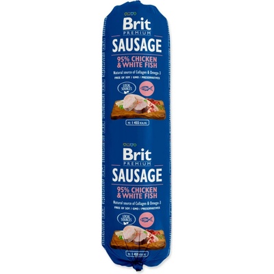 Brit Premium Sausage with Chicken and fish 800 g