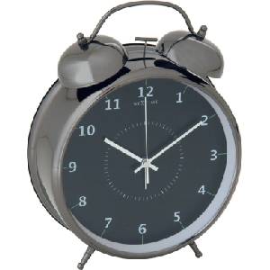 NeXtime Будилник Wake Up 23 см черен (5113zw) Будилник