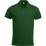 CLIQUE classic lincoln s/s / Мъжка поло риза от плътен памук - бутилково зелено xl (67824454004)