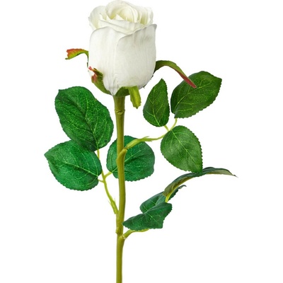 Umelá ruža výška 51 cm Gasper - biela