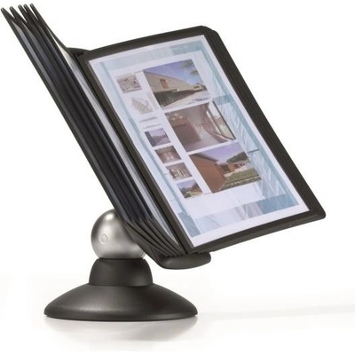 Durable Stojan na stôl SHERPA Motion s 10 panelmi čierny