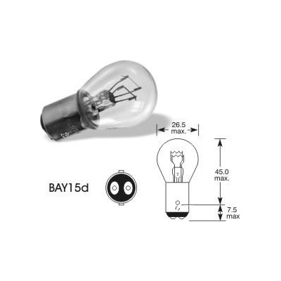 TESLight P21/5W Bay15d 24V 21/5W