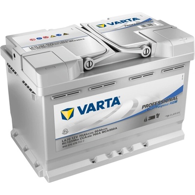VARTA Professional Dual Purpose AGM 840070076 70Ah 12V LA70