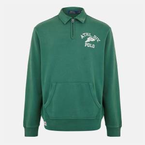 Ralph Lauren Men's Quarter Zip Fleece Pullover - Washed Forest