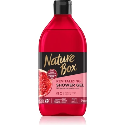 Nature Box Pomegranate зареждащ с енергия душ гел 385ml