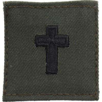MILITARY RANGE Nášivka vojenský KNĚZ velcro zelená