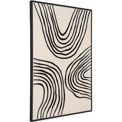 Nordic Living Abstraktní obraz Lirea II. 90 x 60 cm
