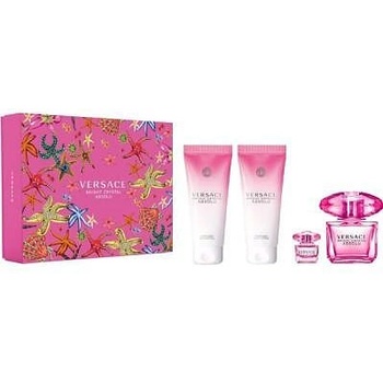 Versace Bright Crystal Absolu за жени комплект EDP 90 ml + BL 100 ml + SG 100 ml + EDP 5 ml