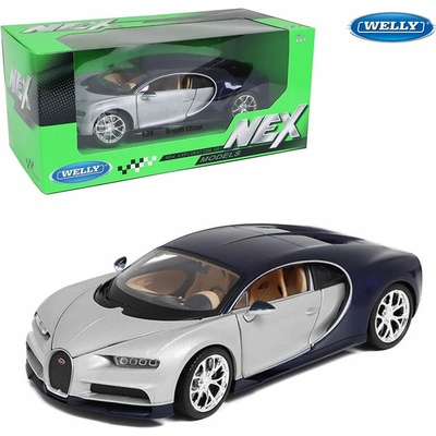 Welly Auto Bugatti Chiron červený 1:24