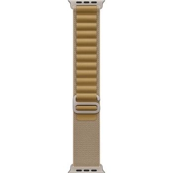 Apple Каишка от Apple за Apple Watch 49mm Loop: Tan Alpine Loop - Large - Natural Titanium Finish (MXN33ZM/A)