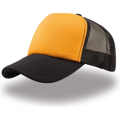 Atlantis Headwear Rapper 5 panelová síťovaná COT-33207098399 Žlutá/černá