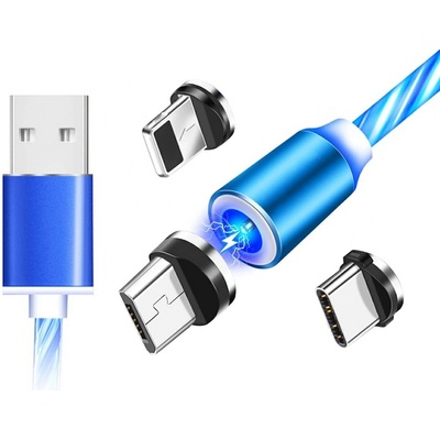 APT KK21S Magnetický USB nabíjací 3v1 LED