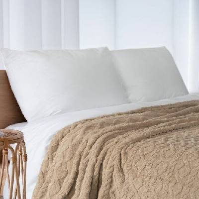Eurofirany Deka Vrkoče Braid béžová bežová Polyester 150x200