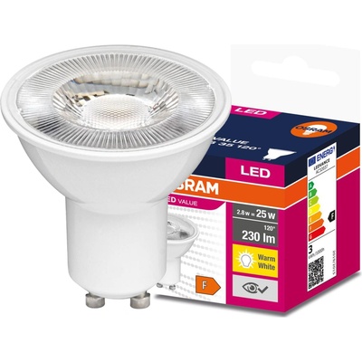 Osram VALUE PAR 16 35 120° 3.2 W/2700K GU10 teplá biela