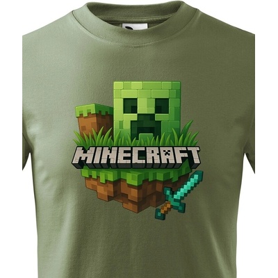 Dětské tričkoMinecraft 5 MilitaryCanvas Dětské tričko Bezvatriko.cz 3191