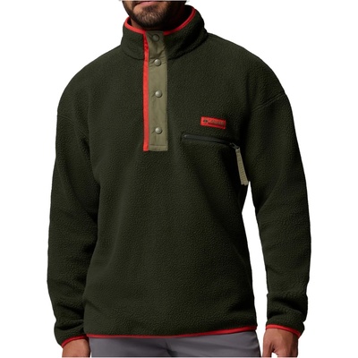Columbia Мъжки поларен пуловер Columbia Helvetia II Half Snap Fleece Fleece jumper - Greenscape (005-6143-1312)