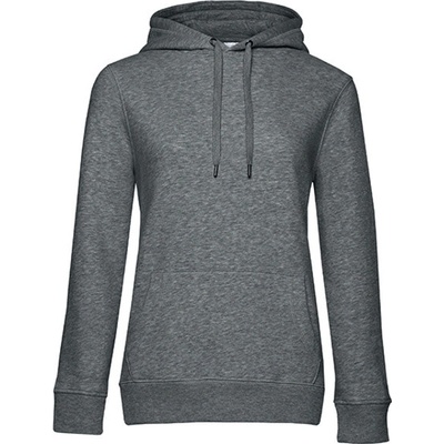 B&C dámska mikina pre hlavu WW02Q Heather Mid Grey