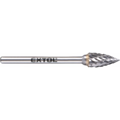 EXTOL INDUSTRIAL Fréza karbidová ostrý oblouk, 6×13mm, stopka 3mm, sek střední, 0e182da297f0